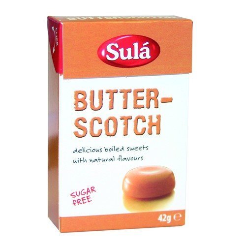 Sula Sugar Free Butterscoth Sweets 6 x 42g Multi Pack by Sula GmbH