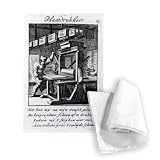 The Copper-plate Engraver, from 'Iets voor.. - Tea Towel 100% Cotton - Art247 - Tea Towel - 46x70cm