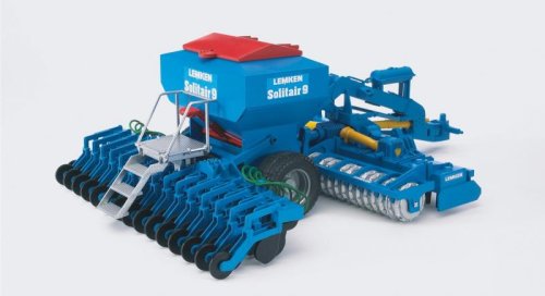 Childrens Toyshop  Spielwaren : Bruder 02026-Lemken Solitair 9 Saatkomb.