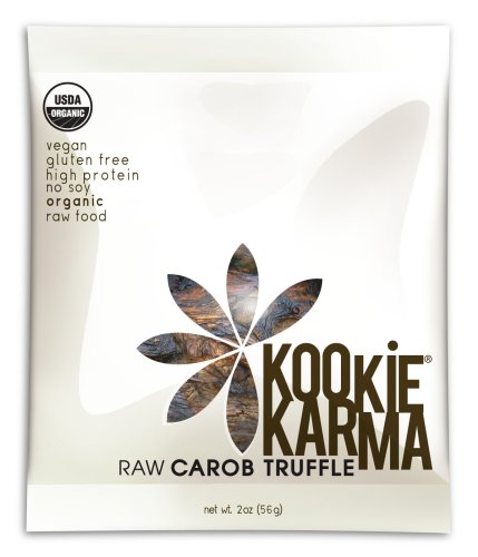 Kookie Karma Raw Carob Truffle - 2.0 oz - 12 count box by Kookie Karma