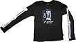 Emily the Strange BIGGER CLOSET SKELETONS Black juniors T-Shirt