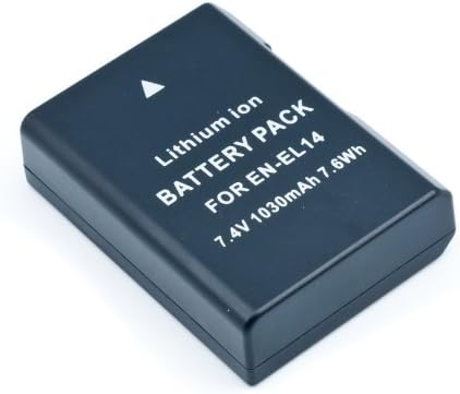QUMOX New Decoded Battery EN-EL14 ENEL14 for Nikon P7000 P7100 D3100 D3200 D5100