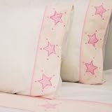 417LK6KvGgL. SL160  Pem America Ballerina Steps 100% Cotton 200 Thread Count Sheet Set   Full   Twin