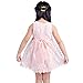 Kids Girls Princess Elegant Party White Lace Bow Dress Clothes