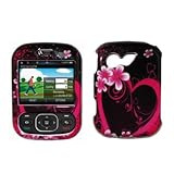 Premium Pink Hearts and Flowers Snap-On Cover Hard Case Cell Phone Protecto ....