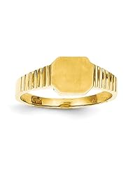 14k Childs Signet Ring Cyber Monday Special