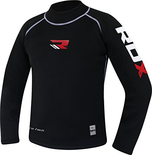 RDX Neoprene MMA Compression Base Layer Rash Guard Thermal Sauna Suit Shirt Top Sweatshirts