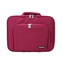 CaseCrown Double Memory Foam Case with Front Pocket (Nylon Hot Pink) for HP TX2-1020US TouchSmart 12.1-Inch Laptop