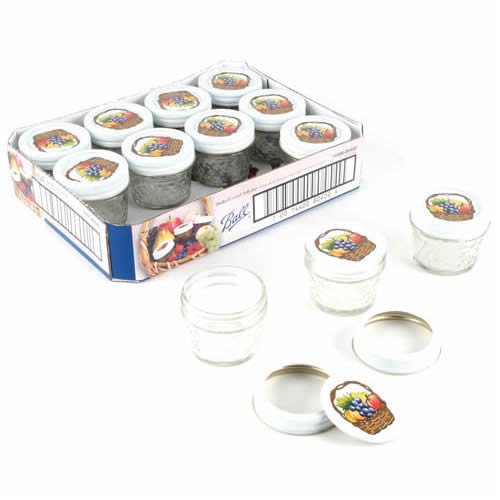 Jarden #1440080400 Ball 12PK 4OZ Jelly Jar by Jelly Jars