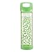 Water Bottle Glass 20 Oz Green Worship Pray