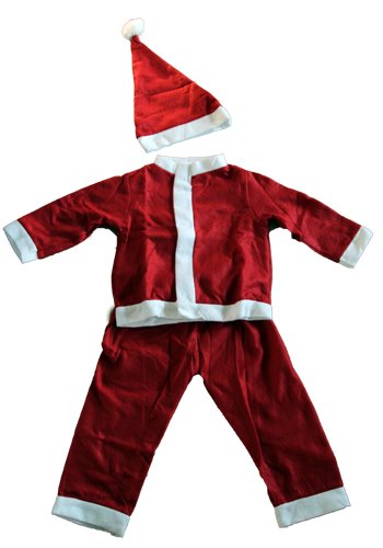 Weihnachtsmannkostüm für Kinder bis 5 Jahre