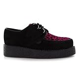 Search : Underground Wulfrun Creepers Black Suede Womens Shoes