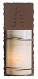 IMAGE OF Curved Glass Wall Lamp w/Tree