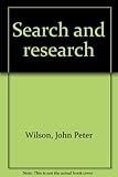 Search and research