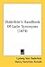 Books : Doderlein's Handbook Of Latin Synonyms (1874)
