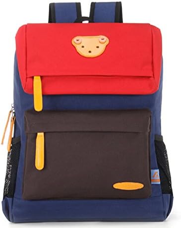 Children's Luggage Backpack with Front Pockets Medium Red