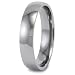 Domed High Polished Titanium Ring (5mm) - Sizes 5 - 13
