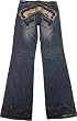 RED PEPPER 7052-1 Size 27 Women's Flare Jeans Embroidery Embroidered Distressed
