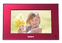 Sony DPF-D70 7-Inch Digital Photo Frame (Red)