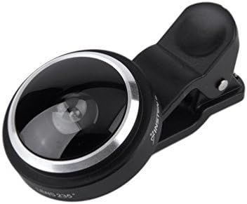 SHEENROAD Universal Smart Phone 235 Degree Super Fish Eye Lens Clip-on for iPhone 6 Plus 5 4, iPad Air Mini, Samsung Galaxy Note, Google, HTC
