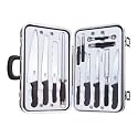 Victorinox 14-Piece Gourmet Cutlery Set, Fibrox Handles with Attache Case