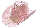 Ladies Straw COWBOY DIAMOND Design Hat 8020