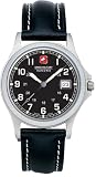 Swiss Military 06-4035-04-007 Men's White Conquest Leather Strap Watch
