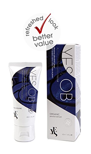 YES Personal Lubricant Oil-based Formula | Organic Intimate Lubricants 0.9 fl oz / 25ml Travel Size