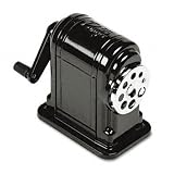 Office Products : X-Acto Ranger 55 Table- or Wall-Mount Heavy-Duty Pencil Sharpener, Black, 1 Unit (1001)