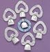 Baby : Empire Silver White Heart Sterling Teething Little Boy Blue