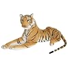 1,1 meter brown tiger stuffed animal. New in box. Like real! BRUBAKER Design