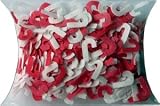 Peppermint Bubble Bath Confetti - Candy Cane shapes
