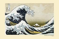 The Great Wave at Kanagawa , c.1829 Poster Print by Katsushika Hokusai, 36x24