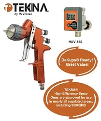 Devilbiss TEKNA COPPER Auto Paint SPRAY GUN 1.2 & 1.3 TEKNA Copper HE Uncupped (1.2 & 1.3 with 7E7 aircap)