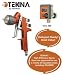 Devilbiss TEKNA COPPER Auto Paint SPRAY GUN 1.2 & 1.3 TEKNA Copper HE Uncupped (1.2 & 1.3 with 7E7 aircap)
