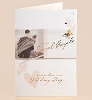 Special Couple Sepia Photo Wedding Card