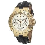 Bvlgari CH40GLTARA Diagono Professional White Dial Leather Alligator Mens Automatic Chronometer,... by Bvlgari