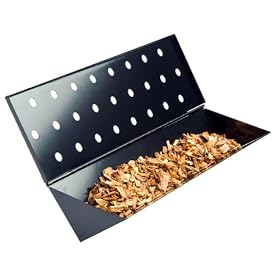 Charcoal Companion Large Nonstick V-Shaped Smoker BoxCharcoal Companion Nonstick V-Shaped Smoker Box