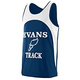 IMAGE OF Augusta Sportswear Velocity Track Jersey, Navy White, Large