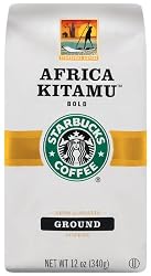 Starbucks Africa Kitamu Coffee, Ground, 12-Ounce Bags (Pack of 3)