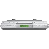 Sony ICFCDK50 Under Cabinet Kitchen CD Clock Radio