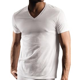 DKNY Men's 3 Pack V-Neck Tee Shirt