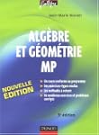 Alg�bre et g�om�trie MP : Cours, m�th...
