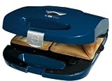  : Clatronic ST/WA 2942 Sandwich-Waffel-Grill "4 in 1" blau
