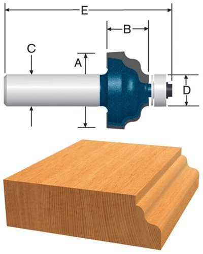 Click To BOSCH 85607M Wavy Edge Router Bit 1/2-Inch Shank With Ball Bearing Details... BOSCH 85607M Wavy Edge Router Bit 1/2-Inch Shank With Ball Bearing