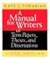 A Manual for Writers of Term Papers, Theses, and Dissertations (Chicago Guides to Writing, Editing, and Publishing)