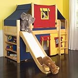 Maxtrix Kids Marvelous Low Loft Slide Bed