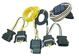 Hopkins Plug-In Simple 40655 T Connector Wiring Kit For Ford Van (Full Size) '95-03, Aerostar 1997, Escort Sedan '97-01