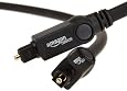 AmazonBasics Toslink Digital Audio Optical Cable (6 Feet/1.8 Meters) [Amazon Frustration-Free Packaging]