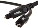 AmazonBasics Toslink Digital Audio Optical Cable (6 Feet / 1.8 Meters) [Amazon Frustration-Free Packaging]
